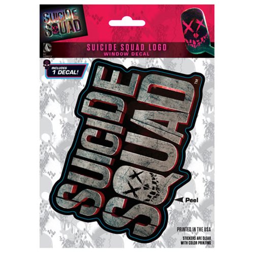 Suicide Squad Word Logo Decal